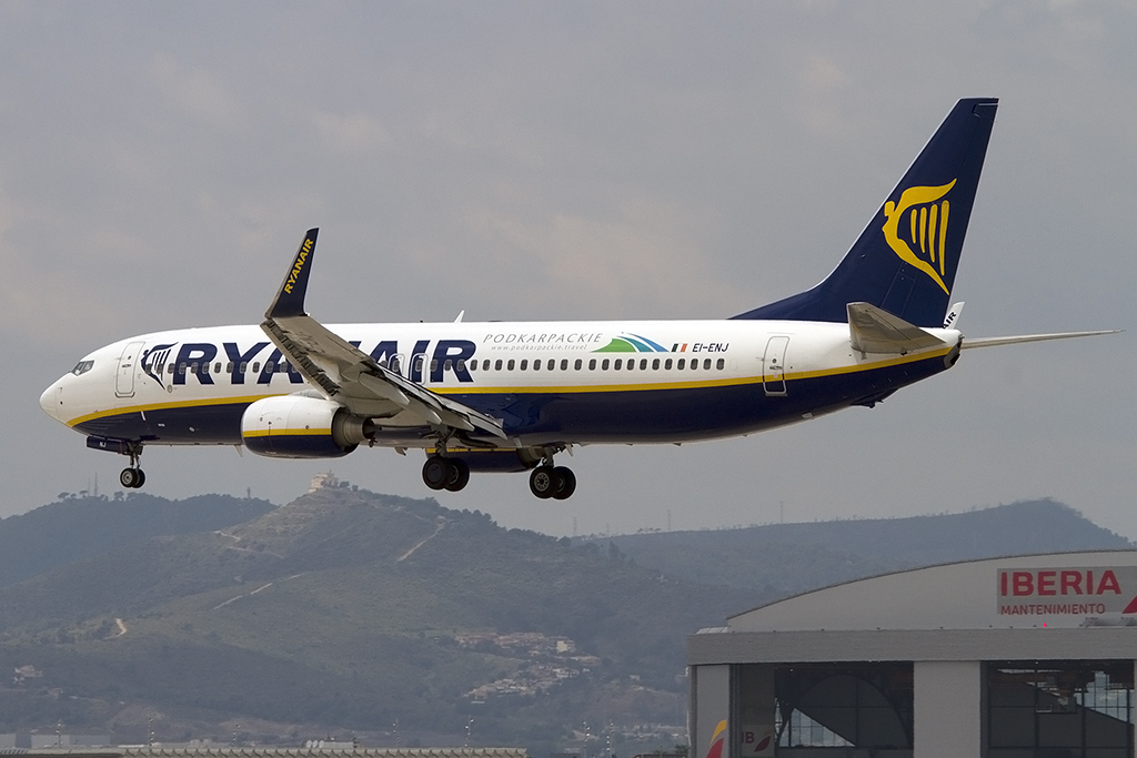 Ryanair, EI-ENJ, Boeing, B737-8AS, 02.06.2014, BCN, Barcelona, Spain




