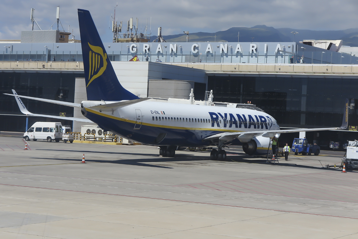 Ryanair, EI-ENL, Boeing, B737-8AS, 16.04.2016, LPA, Las Palmas, Spain 


