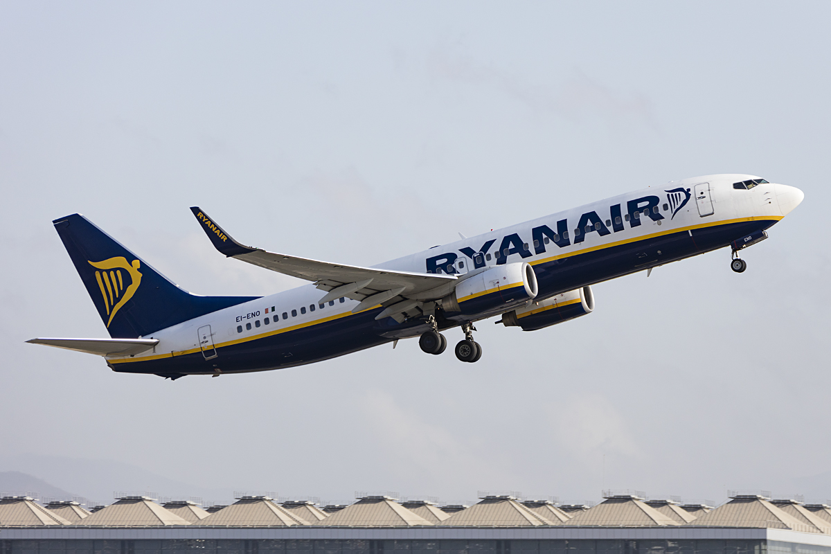 Ryanair, EI-ENO, Boeing, B737-8AS, 28.10.2016, AGP, Malaga, Spain 



