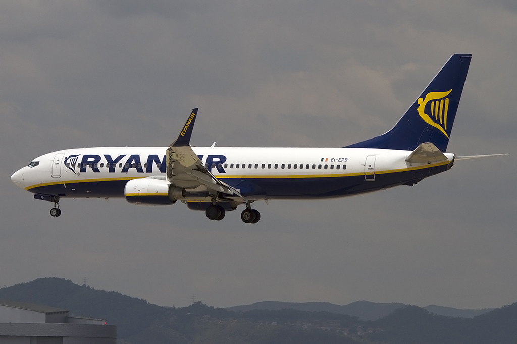 Ryanair, EI-EPB, Boeing, B737-8AS, 02.06.2014, BCN, Barcelona, Spain 



