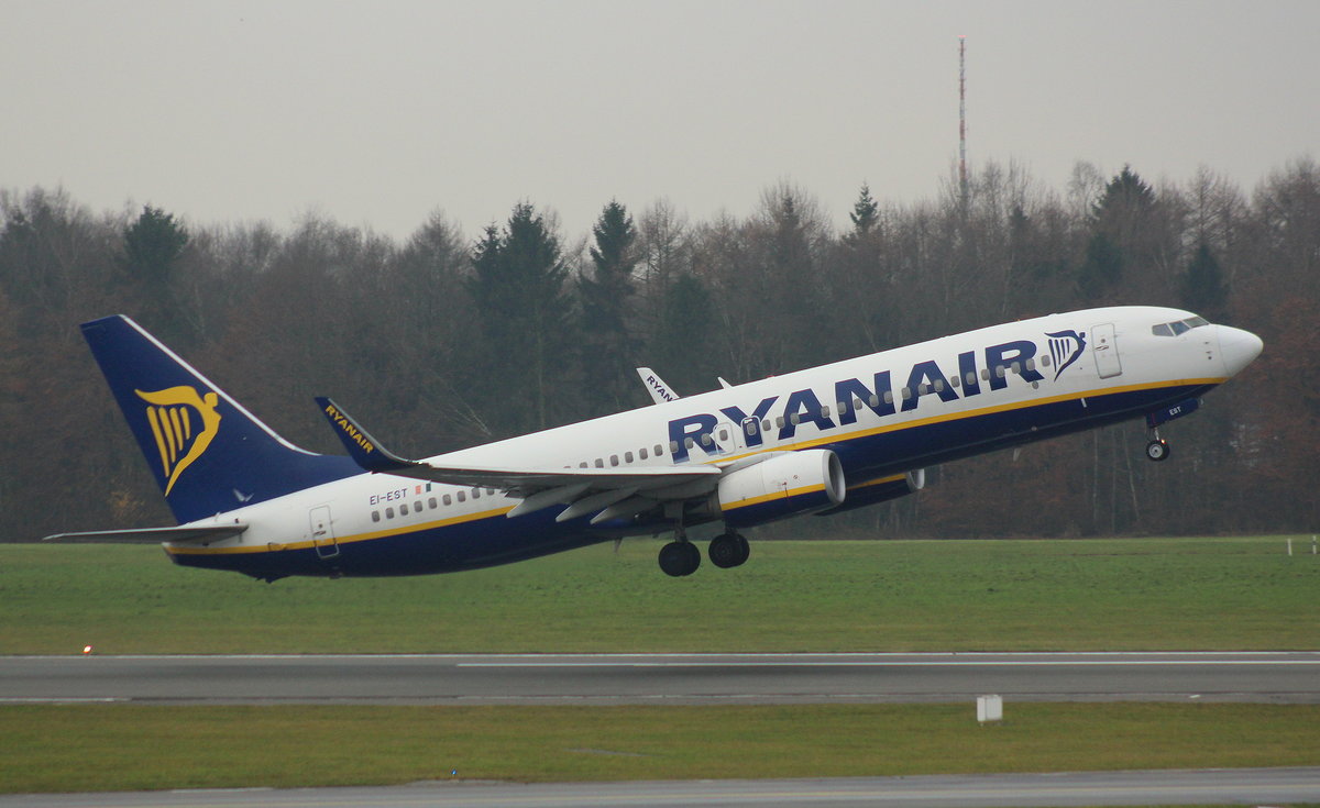 Ryanair, EI-EST, MSN 34994, Boeing 737-8AS(WL), 02.12.2017, HAM-EDDH, Hamburg, Germany 