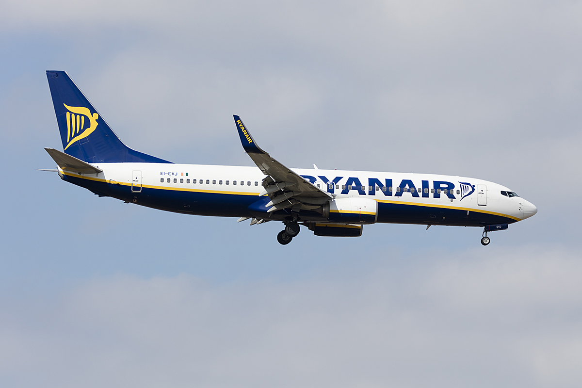 Ryanair, EI-EVJ, Boeing, B737-8AS, 24.03.2018, FRA, Frankfurt, Germany 




