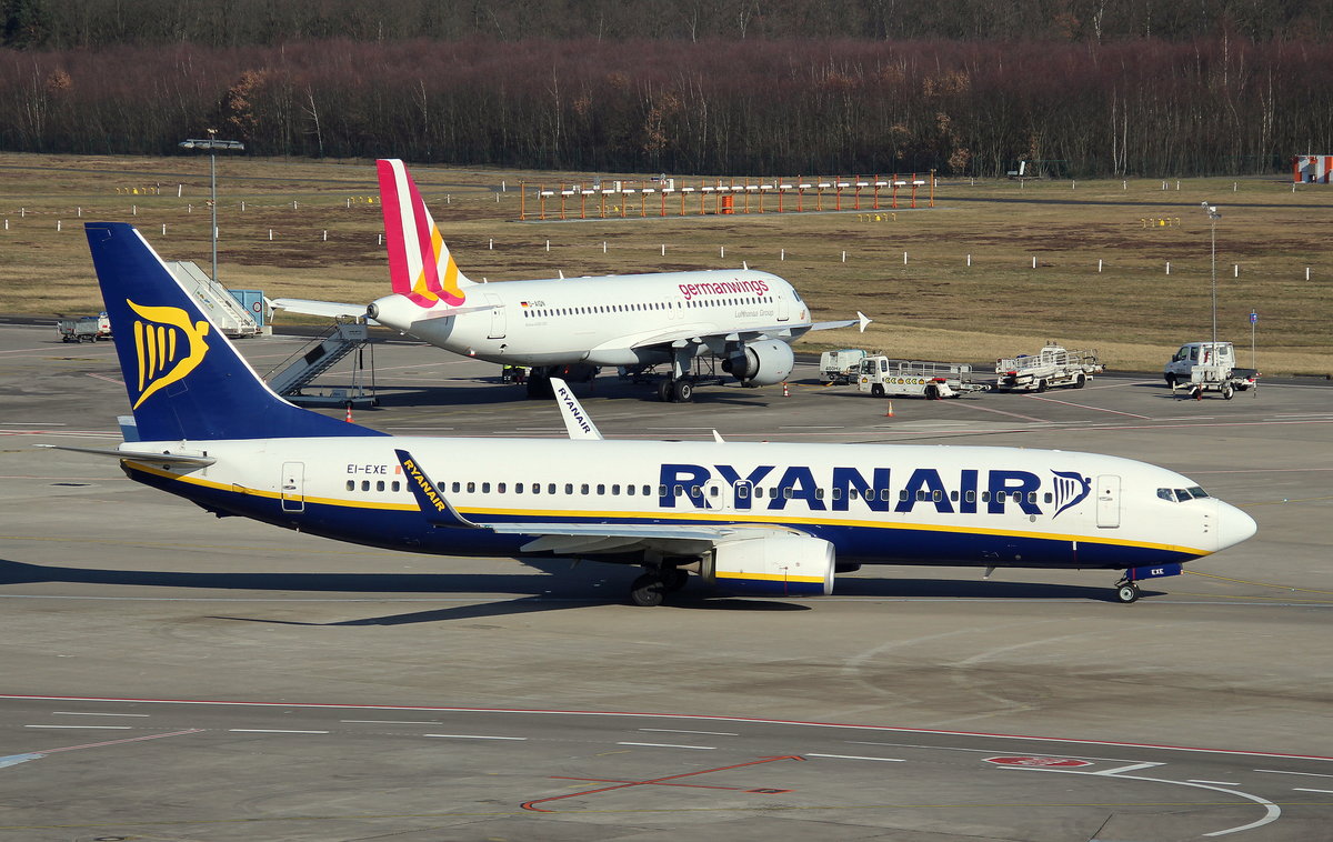 Ryanair, EI-EXE, MSN 40321, Boeing 737-8AS(WL), 24.02.2018, CGN-EDDK, Köln-Bonn, Germany 