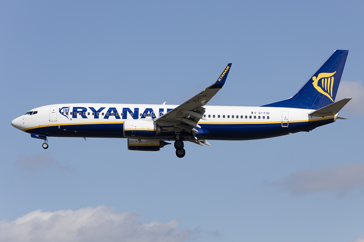 Ryanair, EI-FID, Boeing, B737-8AS, 28.04.2018, FRA, Frankfurt, Germany 



