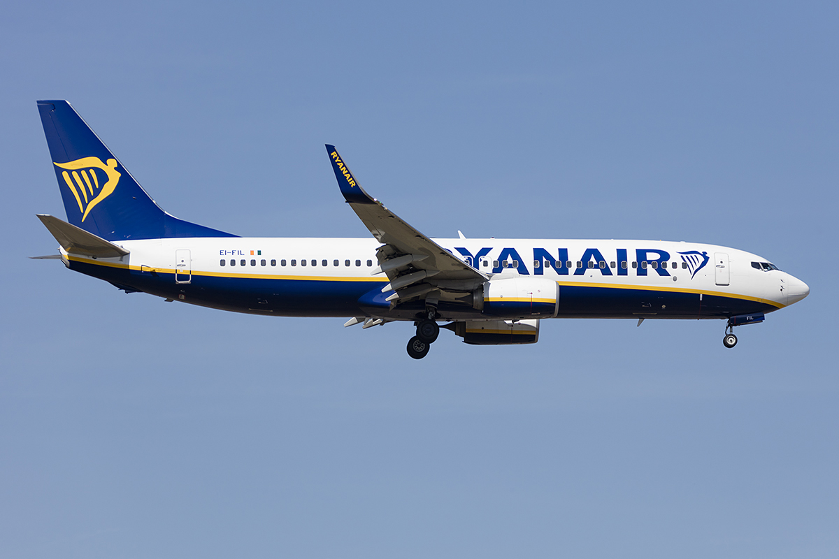 Ryanair, EI-FIL, Boeing, B737-8AS, 07.04.2018, FRA, Frankfurt, Germany 



