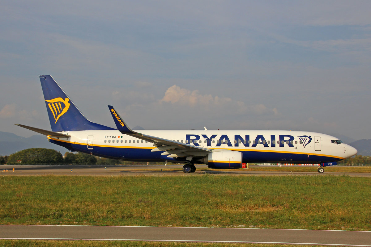 Ryanair, EI-FOJ, Boeing 737-8AS, msn: 44722/5761, 16.Oktober 2018, BGY Bergamo, Italy.