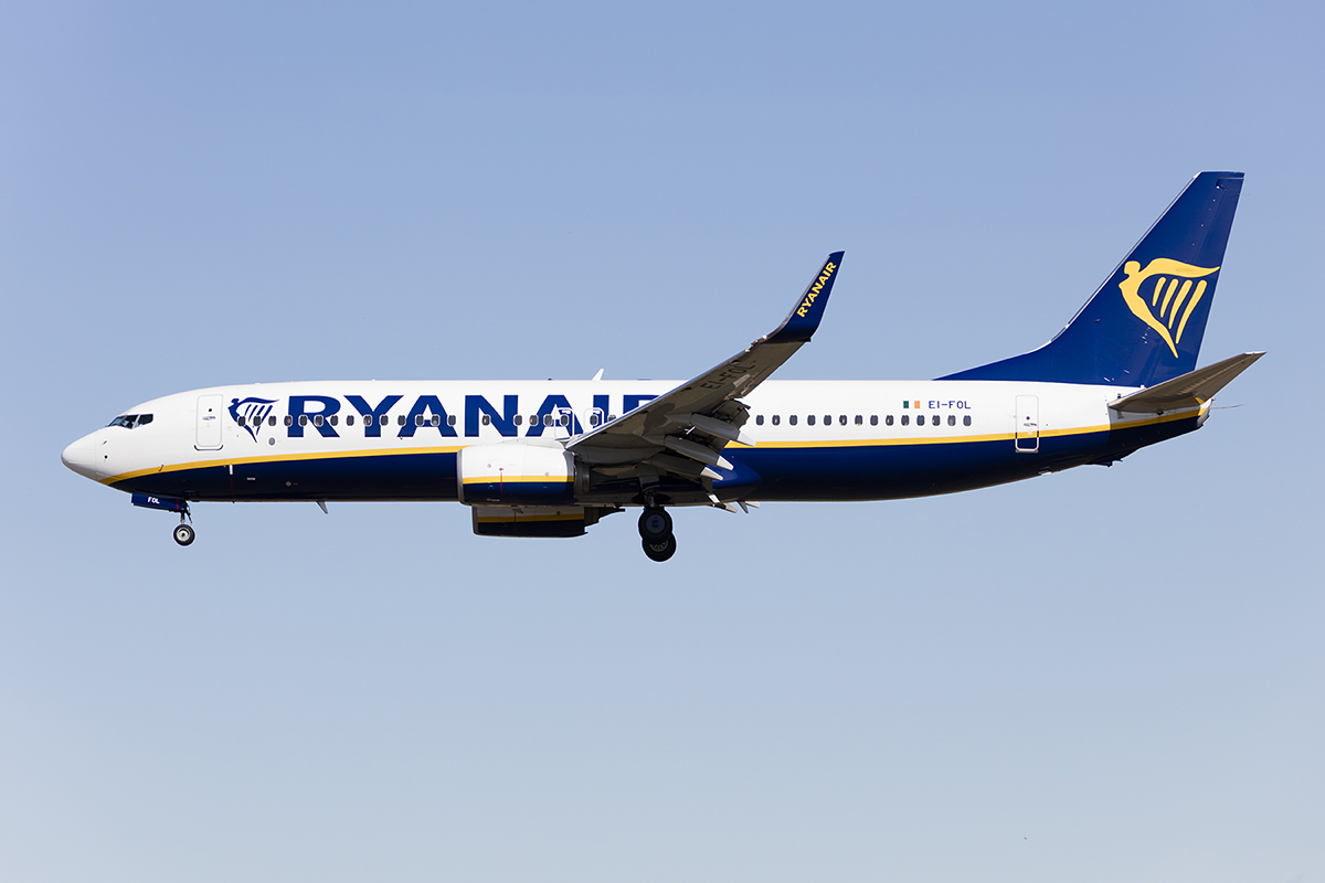 Ryanair, EI-FOL, Boeing, B737-8AS, 10.09.2017, BCN, Barcelona, Spain 




