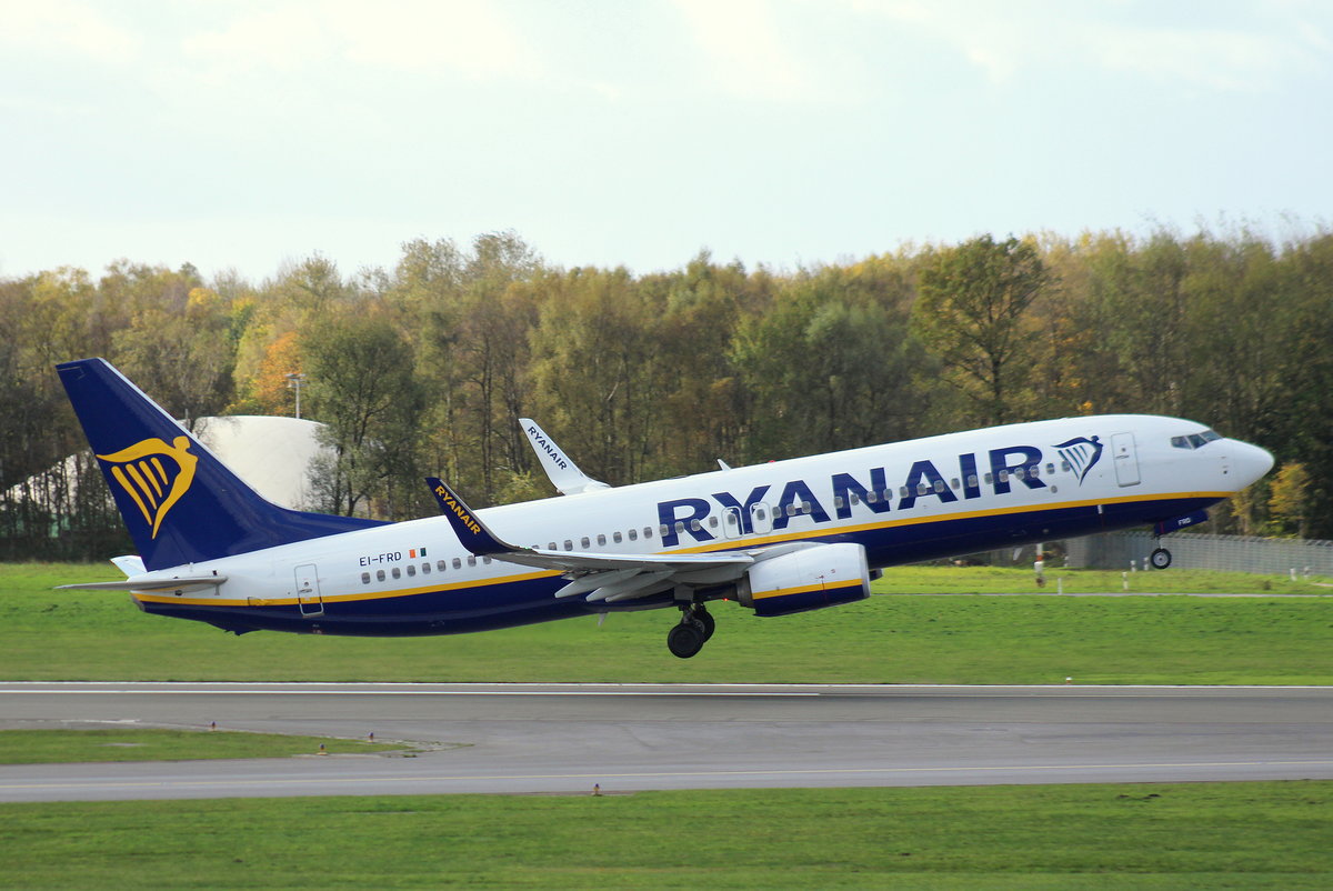 Ryanair, EI-FRD,MSN 44738, Boeing 737-8AS(WL), 29.10.2017, HAM-EDDH, Hamburg, Germany 