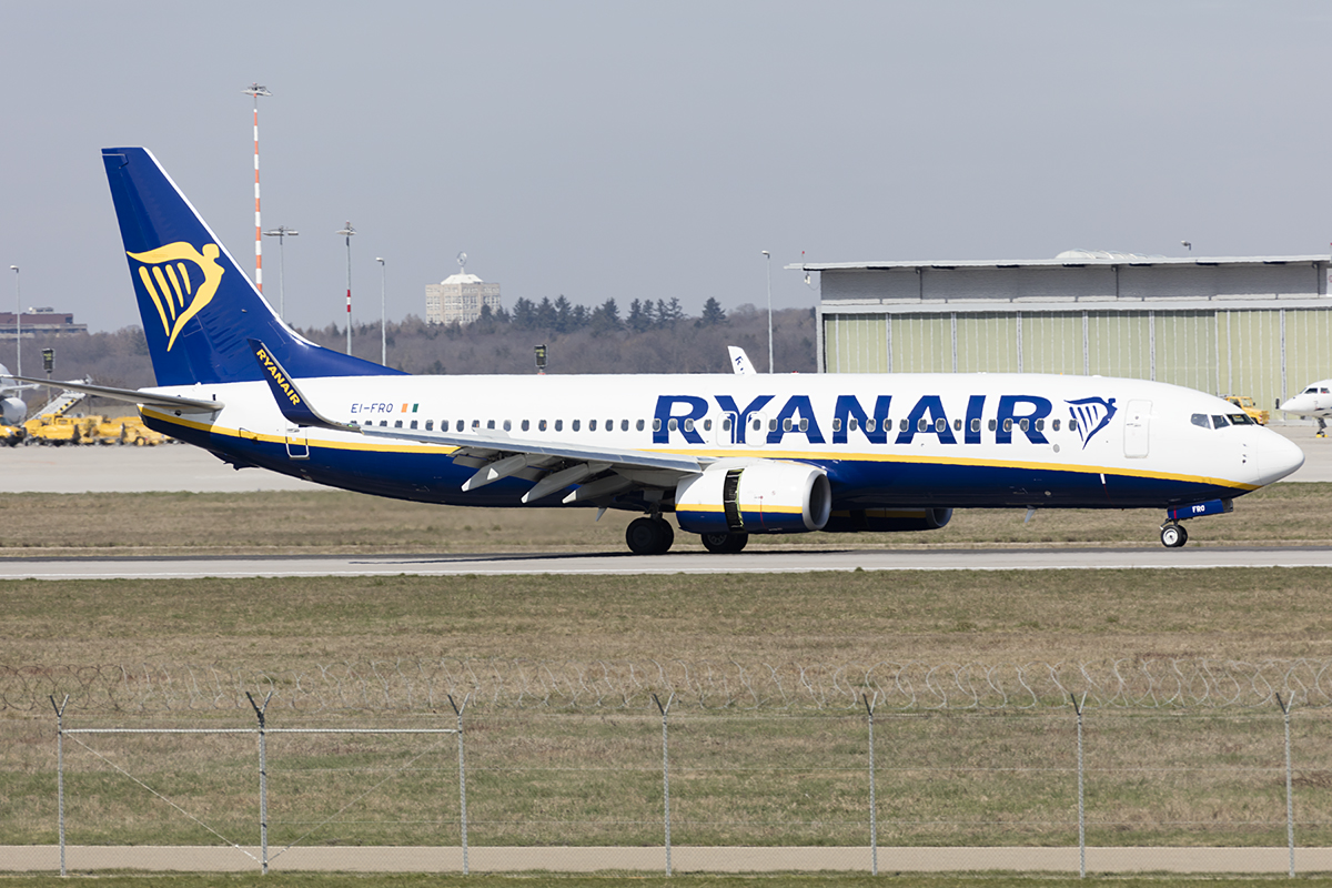 Ryanair, EI-FRO, Boeing, B737-8AS, 28.03.2019, STR, Stuttgart, Germany 



