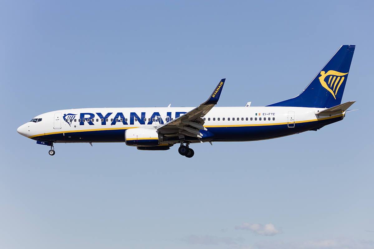 Ryanair, EI-FTE, Boeing, B737-8AS, 10.09.2017, BCN, Barcelona, Spain 


