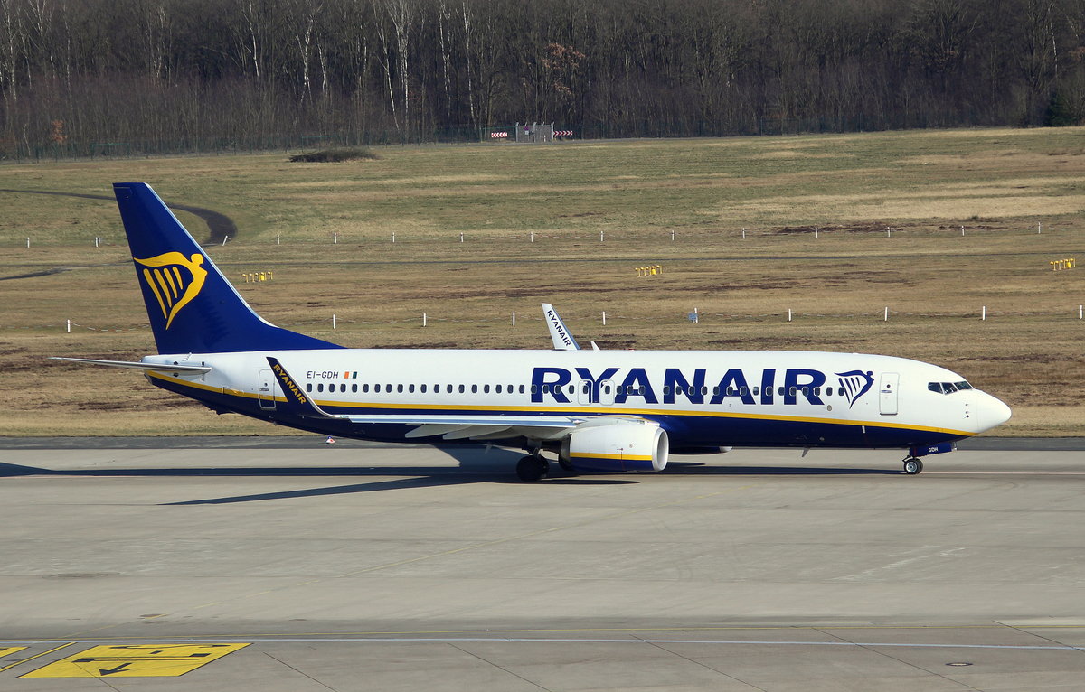 Ryanair, EI-GDH, MSN 44805, Boeing 737-8AS(WL), 24.02.2018, CGN-EDDK, Köln-Bonn, Germany 