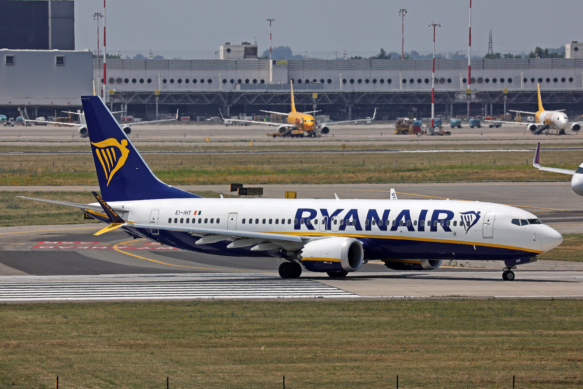 Ryanair, EI-IHT, Boeing B737-8MAX-200, msn: 62365/8675, 28.Juni 2026, MXP Milano Malpensa, Italy.