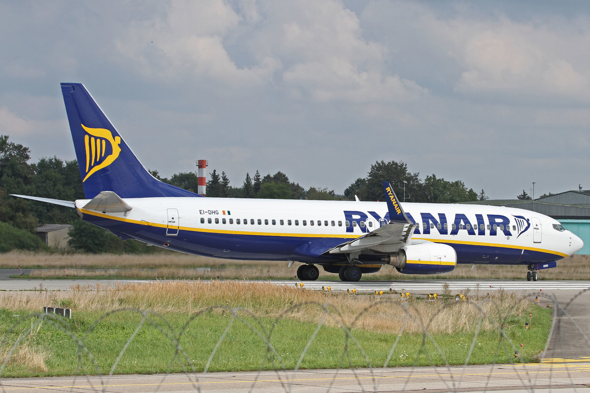 Ryanair (FR-RYR), EI-DHG, Boeing, 737-8AS wl, 06.09.2016, EDJA-FMM , Memmingen, Germany 
