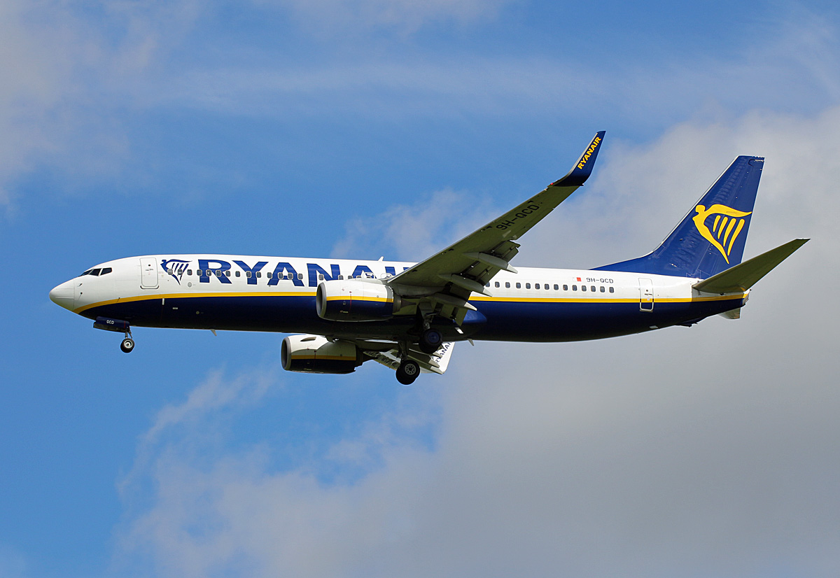 Ryanair (Malta Air), Boeing B 737-8AS, 9H-QCD, BER, 22.05.2021