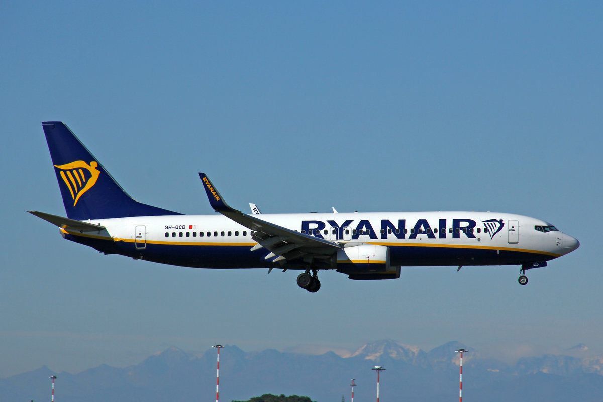 Ryanair (Operated by Malta Air), 9H-QCD, Boeing 737-8AS, msn: 44727/5801, 28.September 2020, MXP Milano-Malpensa, Italy.
