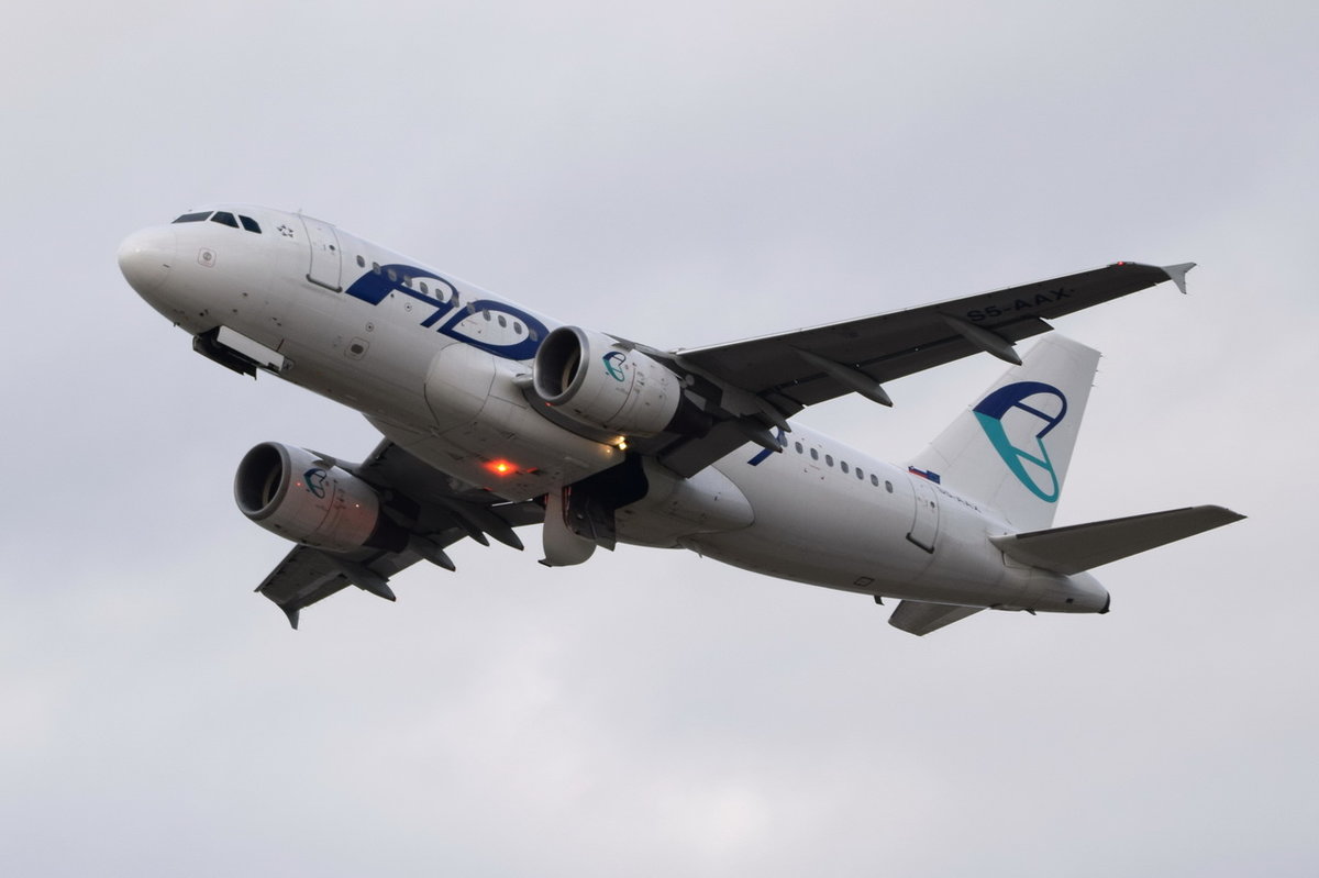 S5-AAX Adria Airways Airbus A319-111  , MUC , 15.10.2016