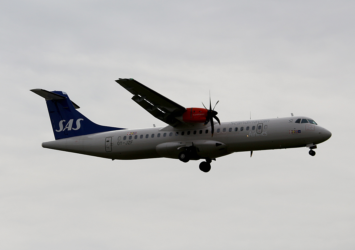SAS, ATR-72-600, OY-JZF, TXL, 04.09.2016