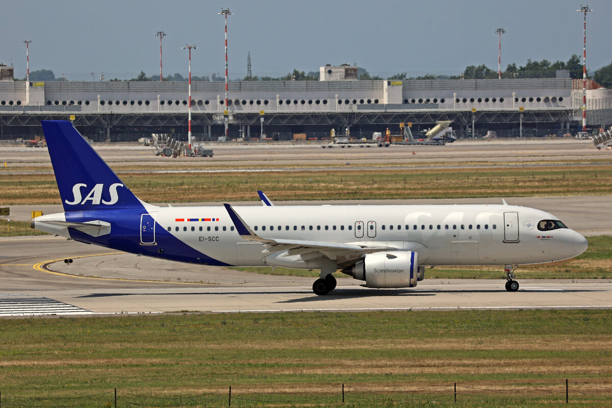 SAS Connect, EI-SCC, Airbus A320-251N, msn: 11796,  Vinge Viking , 11.Juli 2025, MXP Milano Malpensa, Italy.