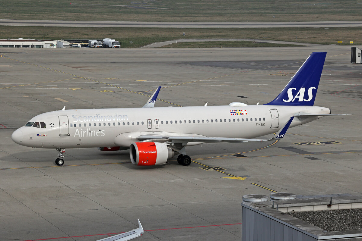 SAS Connect, EI-SIC, Airbus A320-251N, msn: 7979,   Sigurd Viking , 09.März 2024, GVA Genève, Switzerland.