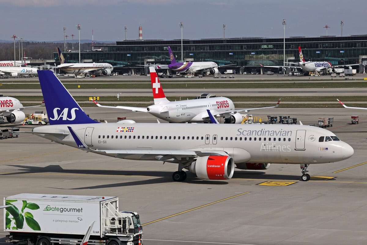 SAS Connect, EI-SII, Airbus A320-251N, msn: 8566,  Auisle Viking , 03.April 2026, ZRH Zürich, Switzerland.