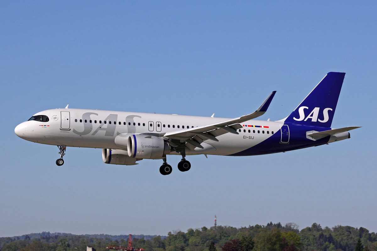 SAS Connect, EI-SIJ, Airbus A320-251N, msn: 10752,  Siv Viking , 23.April 2026, ZRH Z�rich, Switzerland.