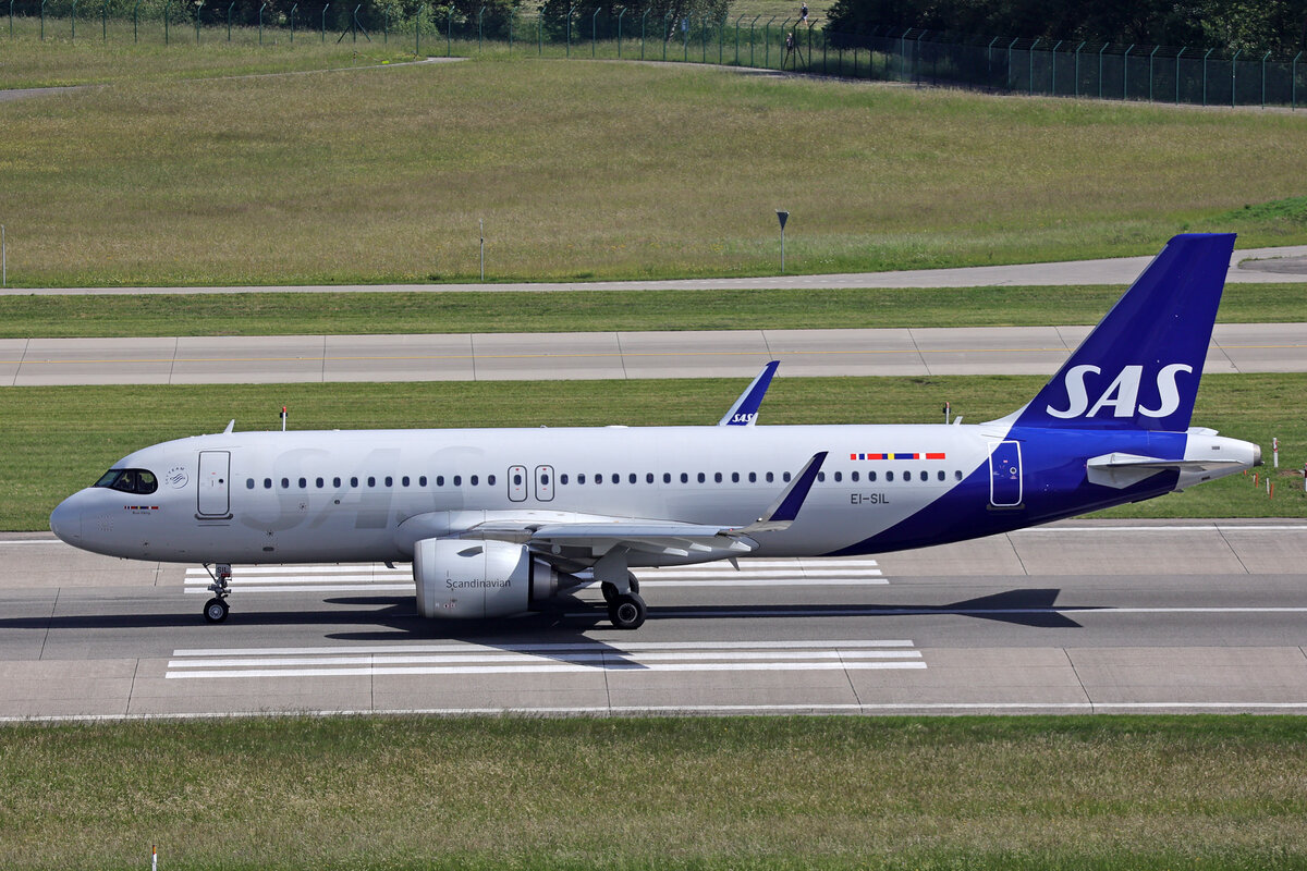 SAS Connect, EI-SIL, Airbus A320-251N, msn: 10764,  Brun Viking , 25.Mai 2026, ZRH Z�rich, Switzerland.