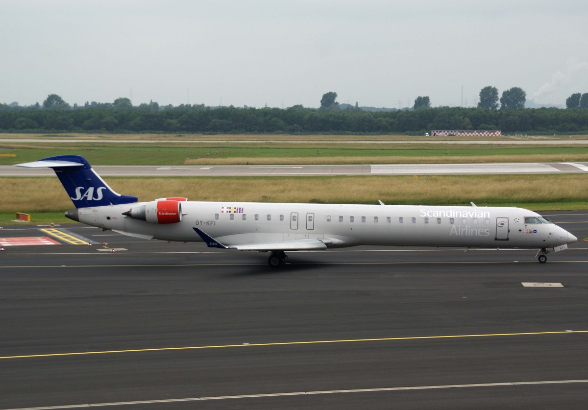 SAS (DK), OY-KFI  Rolf Viking , Bombardier, CRJ-900 ER, 01.07.2013, DUS-EDDL, Dsseldorf, Germany 