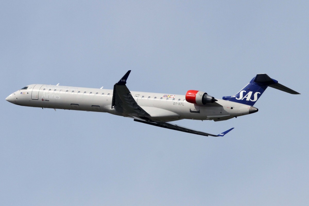SAS (DK), OY-KFL  Regin Viking , Bombardier, CRJ-900 ER, 03.04.2015, DUS-EDDL, Düsseldorf, Germany