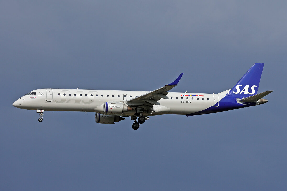 SAS Link, SE-RSV, Embraer ERJ-195LR, msn: 19000749,  Honer Viking , 29.Juni 2026, MXP Milano Malpensa, Italy.