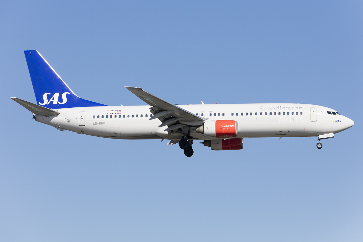 SAS, LN-RRU, Boeing, B737-883, 17.04.2017, GVA, Geneve, Switzerland 



