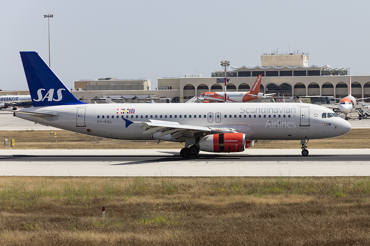 SAS, OY-KAL, Airbus, A320-232, 03.06.2018, MLA, Malta, Malta 



