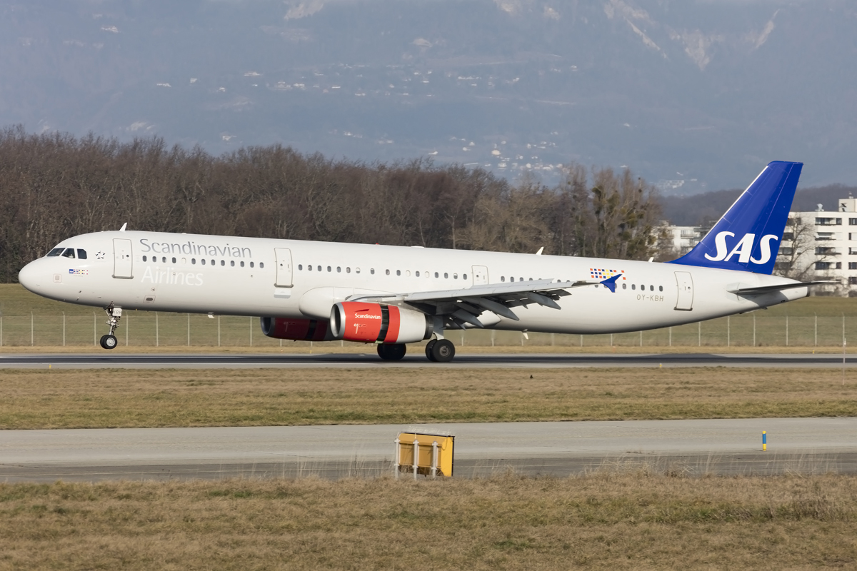 SAS, OY-KBH, Airbus, A321-232, 30.01.2016, GVA, Geneve, Switzerland 



