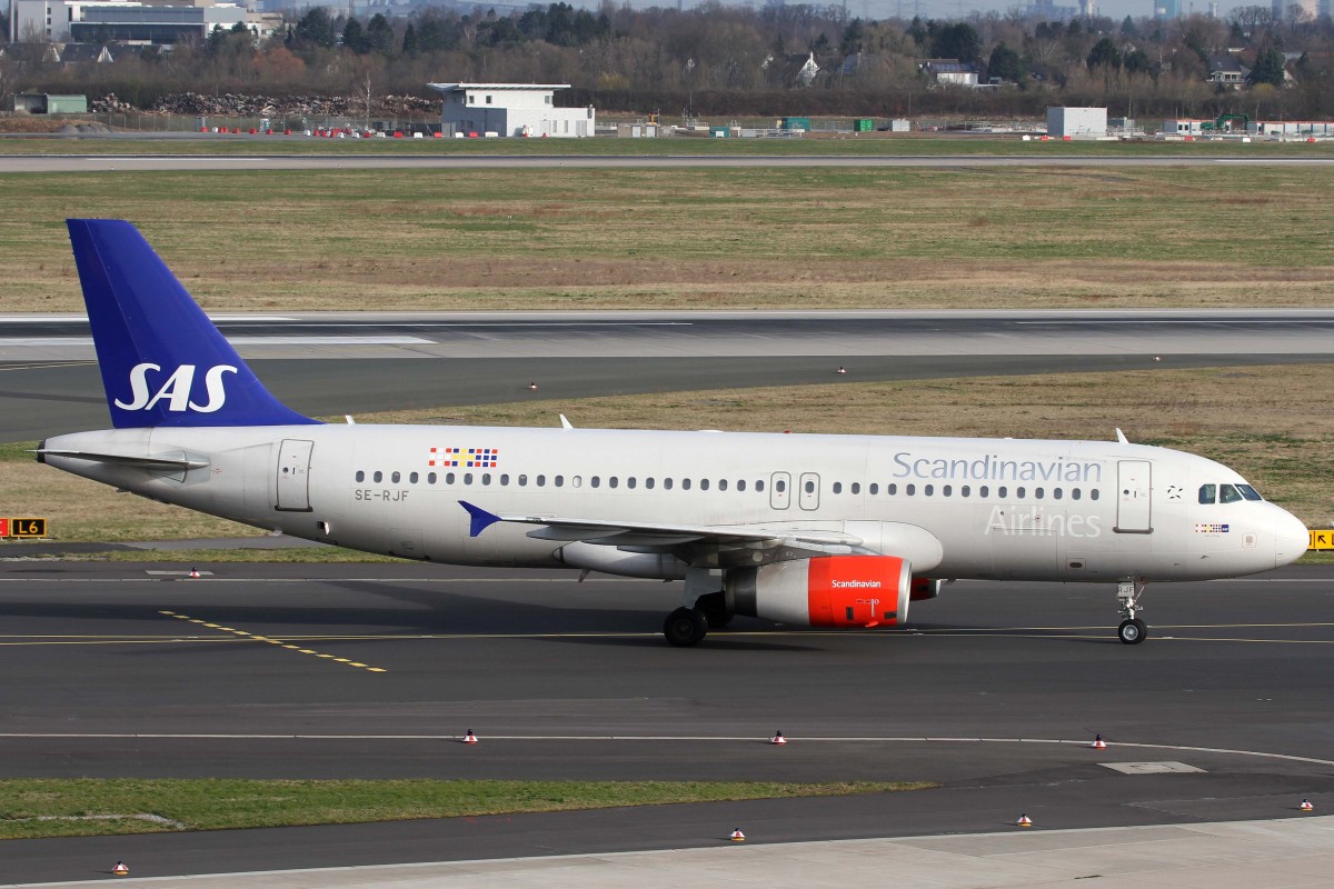 SAS (S), SE-RJF  Adils Viking , Airbus, A 320-232, 03.04.2015, DUS-EDDL, Düsseldorf, Germany