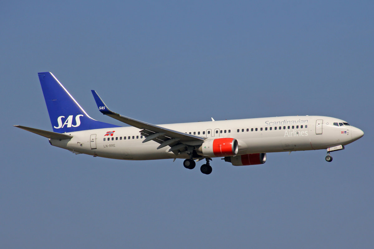 SAS Scandinavian Airlines, LN-RRE, Boeing 737-85P,  Knut Viking , 25.März 2017, ZRH Zürich, Switzerland.