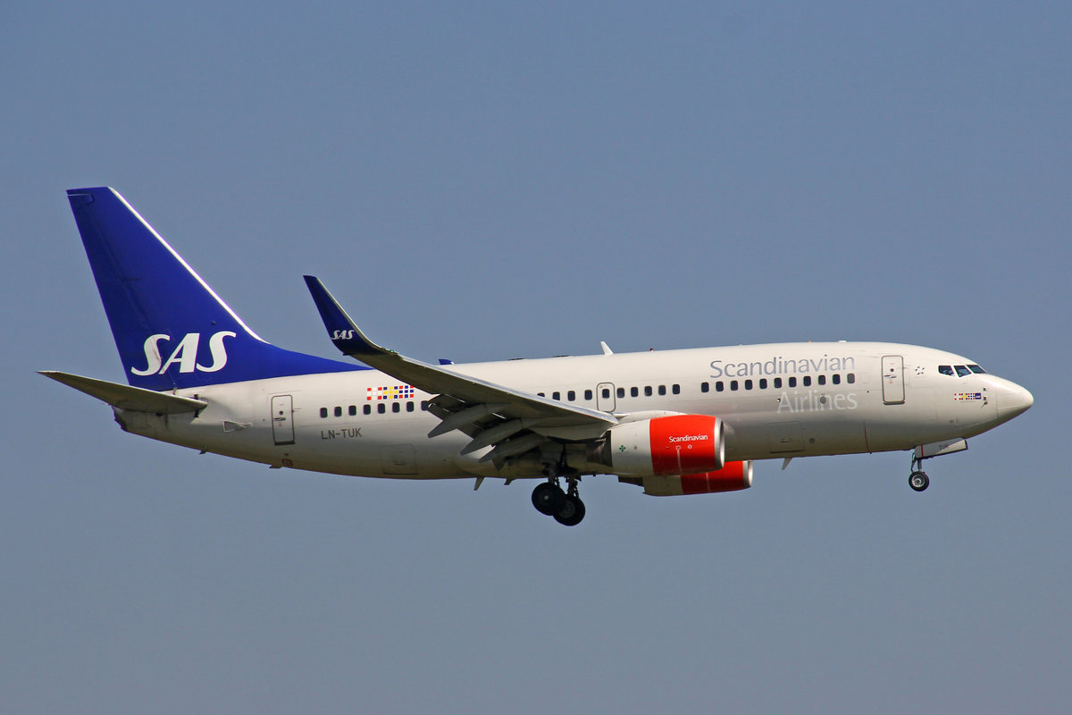 SAS Scandinavian Airlines, LN-TUK, Boeing 737-705,  Inge Bardsson , 13.September 2016, ZRH Zürich, Switzerland.