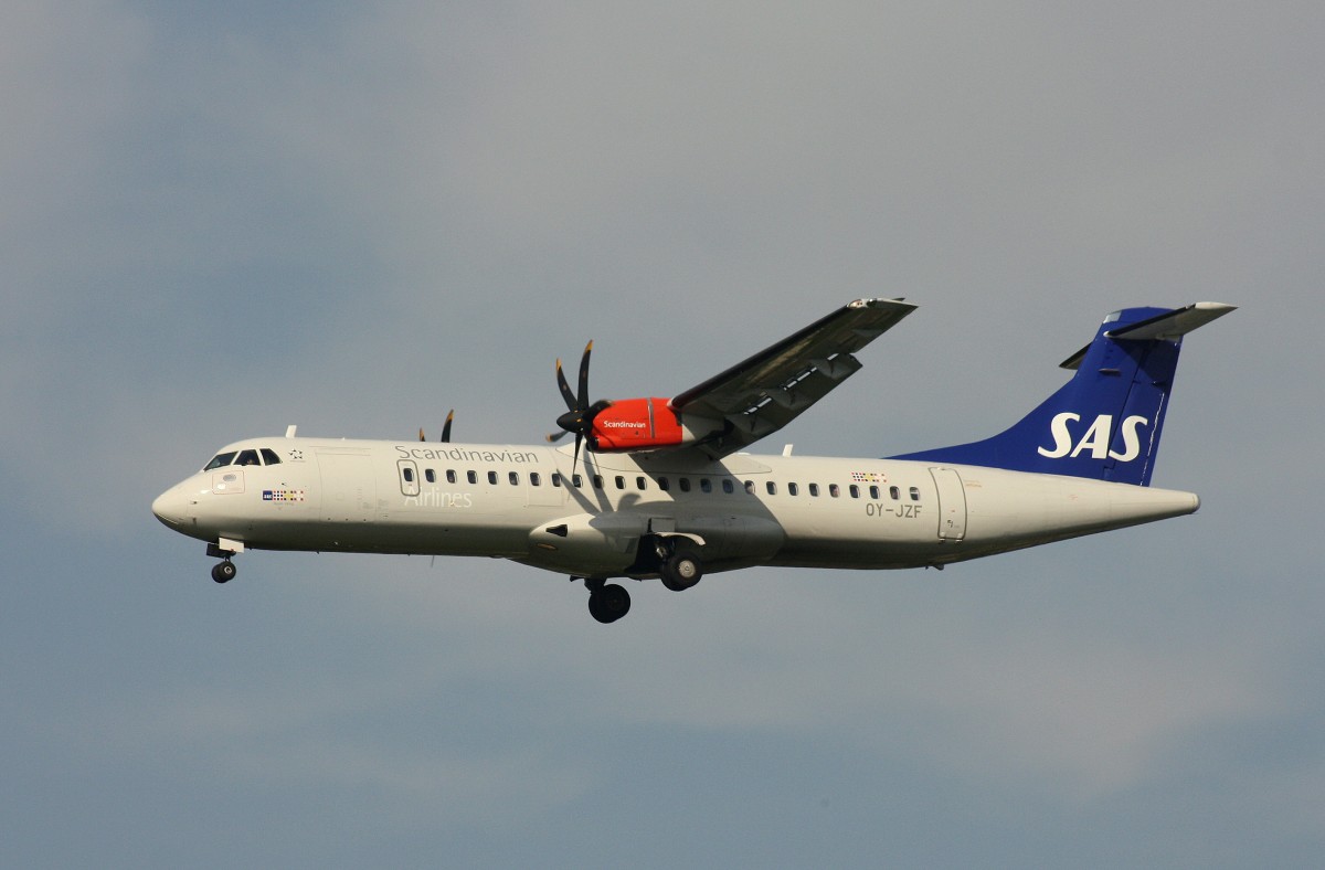 SAS Scandinavian Airlines, OY-JZF, (c/n 1165),ATR 72-600, 04.10.2015, HAM-EDDH, Hamburg, Germany 