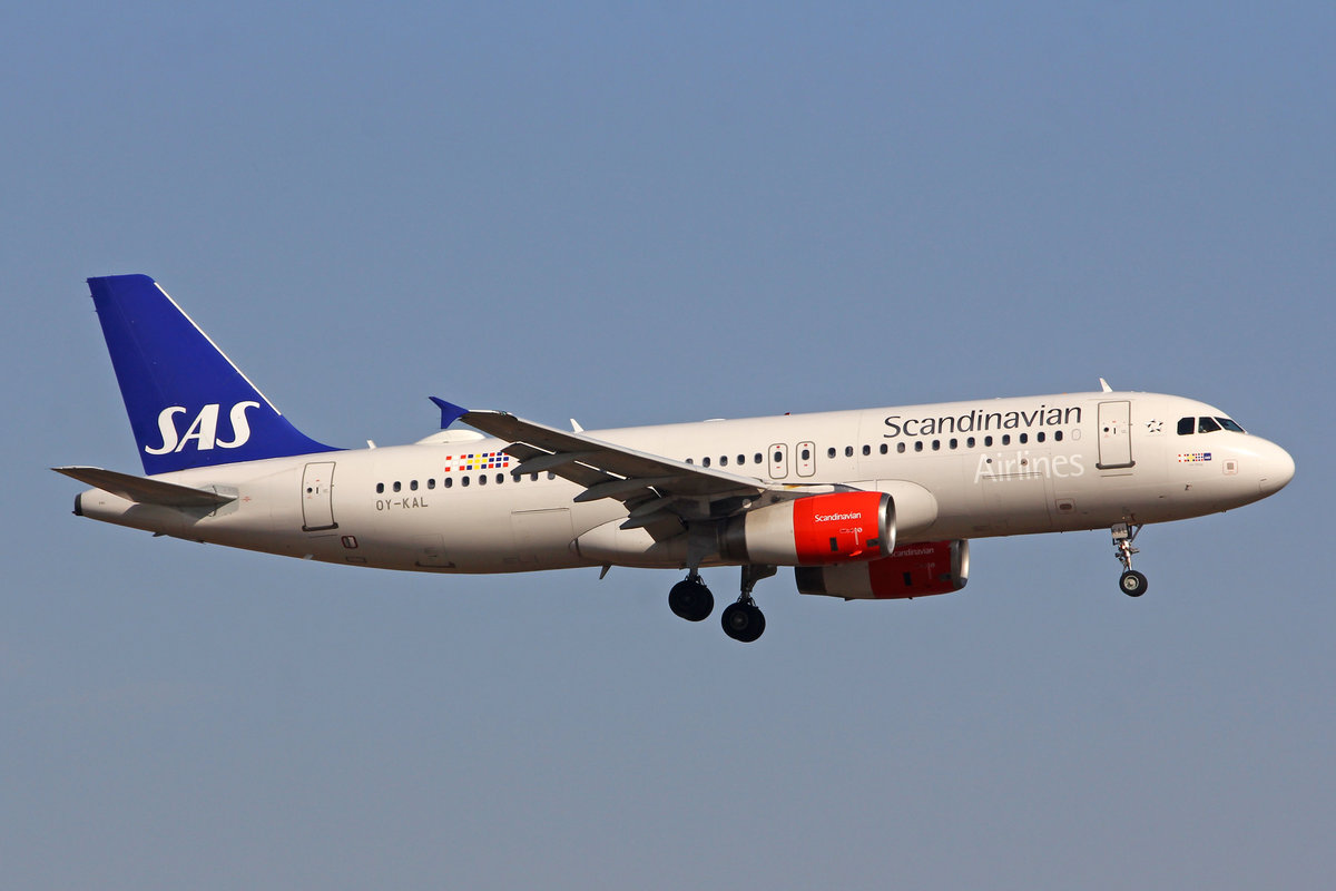 SAS Scandinavian Airlines, OY-KAL, Airbus A320-232, msn: 2883,  Jon Viking , 21.Februar 2019, ZRH Zürich, Switzerland.