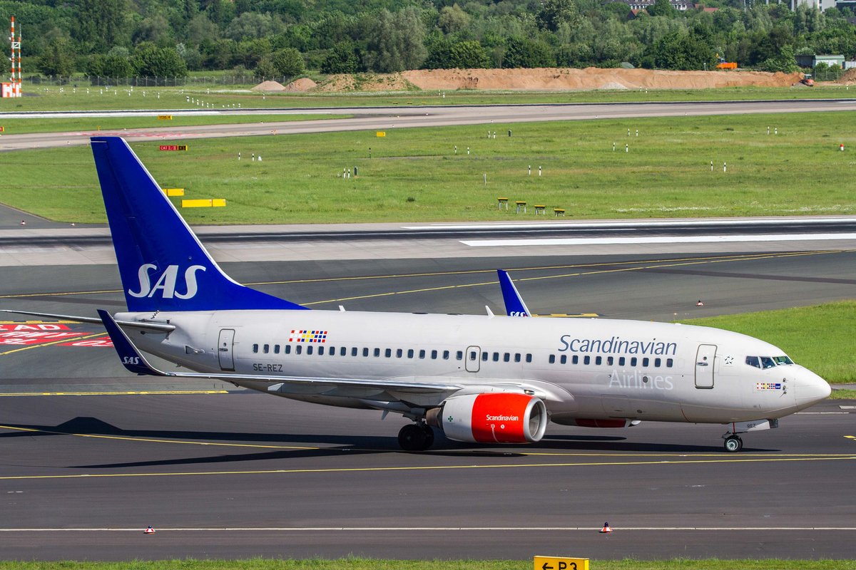 SAS Scandinavian Airlines (SK-SAS), SE-REZ  Margareta Viking , Boeing, 737-76N wl, 17.05.2017, DUS-EDDL, Düsseldorf, Germany 