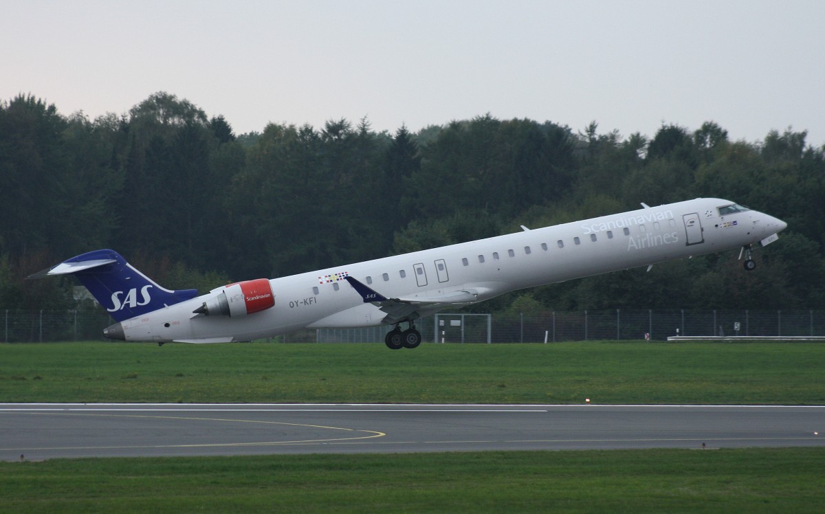 SAS Scandinavian Airlines,OY-KFI,(c/n 15242),Canadair Regional Jet CRJ-900ER,01.10.2014,HAM-EDDH,Hamburg,Germany