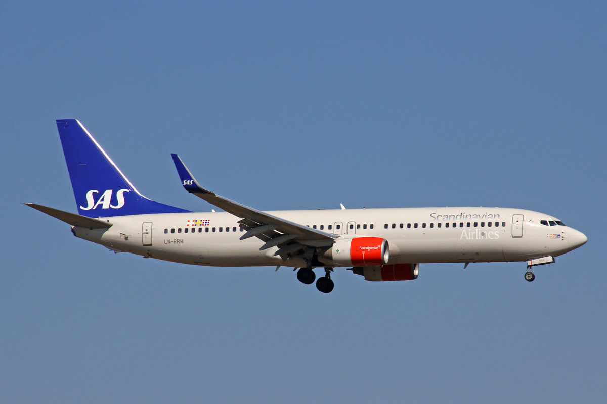 SAS Scandinavien Airlines, LN-RRH, Boeing 737-883, msn: 34546/2898,  Freja Viking  , 24.März 2018, ZRH Zürich, Switzerland.