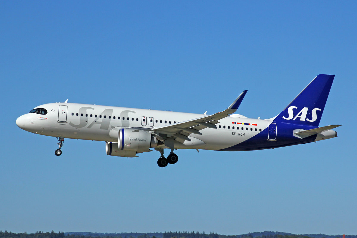 SAS Scandinavien Airlines, SE-ROH, Airbus A320-251N, msn: 9173,  Halbera Viking , 27.Juli 2020, ZRH Zürich, Switzerland.