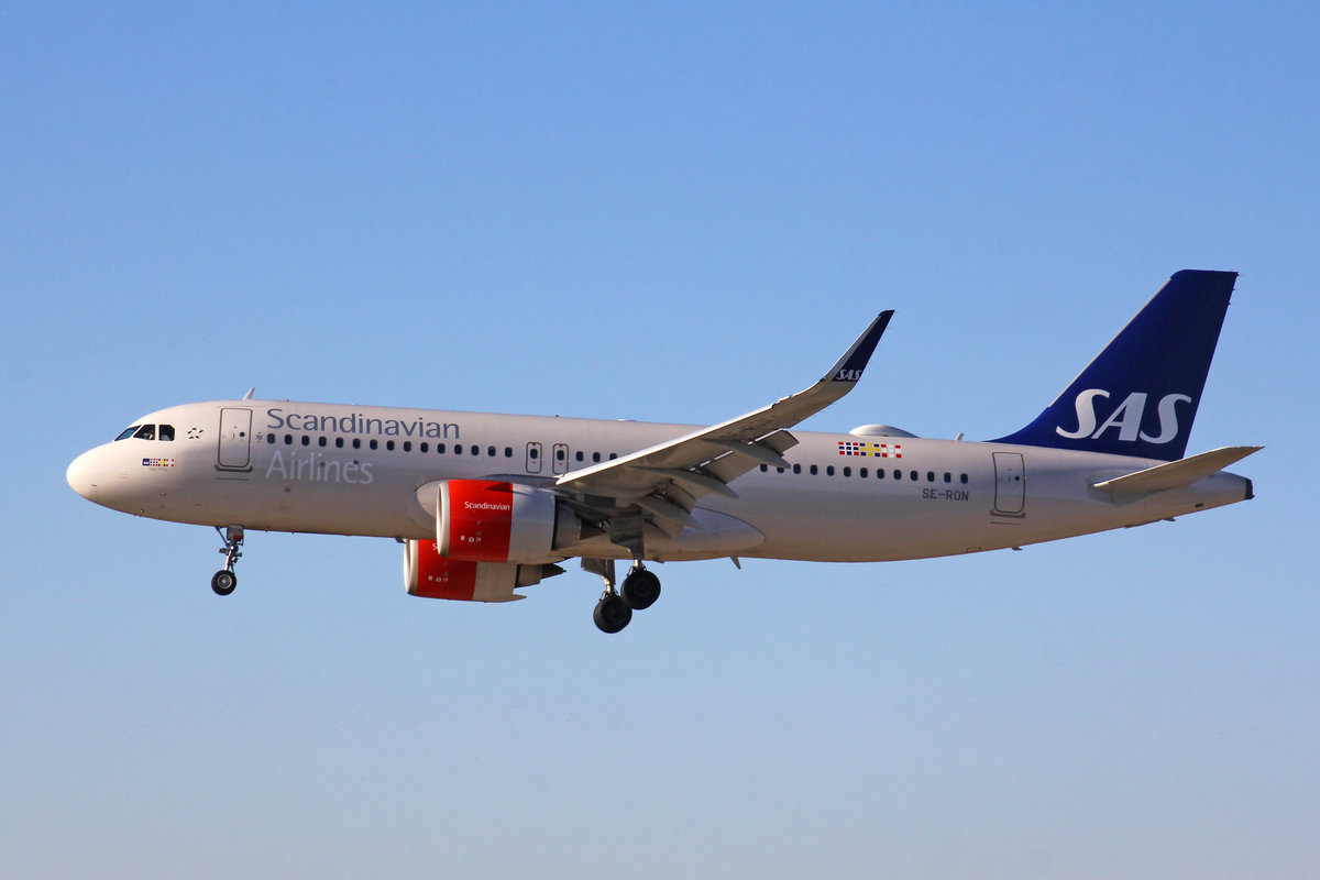 SAS Scandinavien Airlines, SE-RON, Airbus A320-251N, msn: 8404,  Signy Viking , 24.Februar 2019, ZRH Zürich, Switzerland.