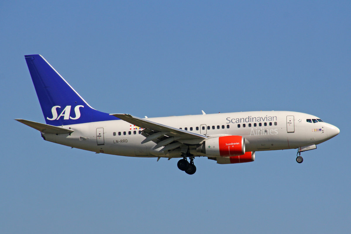 SAS Scandinvian Airlines, LN-RRD, Boeing 737-683,  Embla Viking , 29.September 2016, ZRH Zürich, Switzerland.