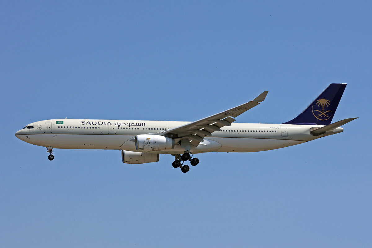 Saudi Arabian Airlines, HZ-AQ16, Airbus A330-343E, msn: 1738, 11.Juli 2025, MXP Milano Malpensa, Italy.