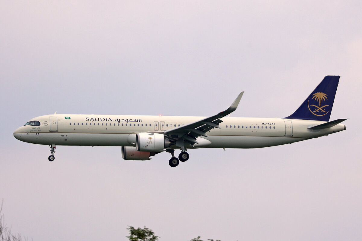 Saudi Arabian Airlines, HZ-ASAA, Airbus A321-251NX, msn: 11200, 13.Juli 2023, MXP Mailand Malpensa, Italy.