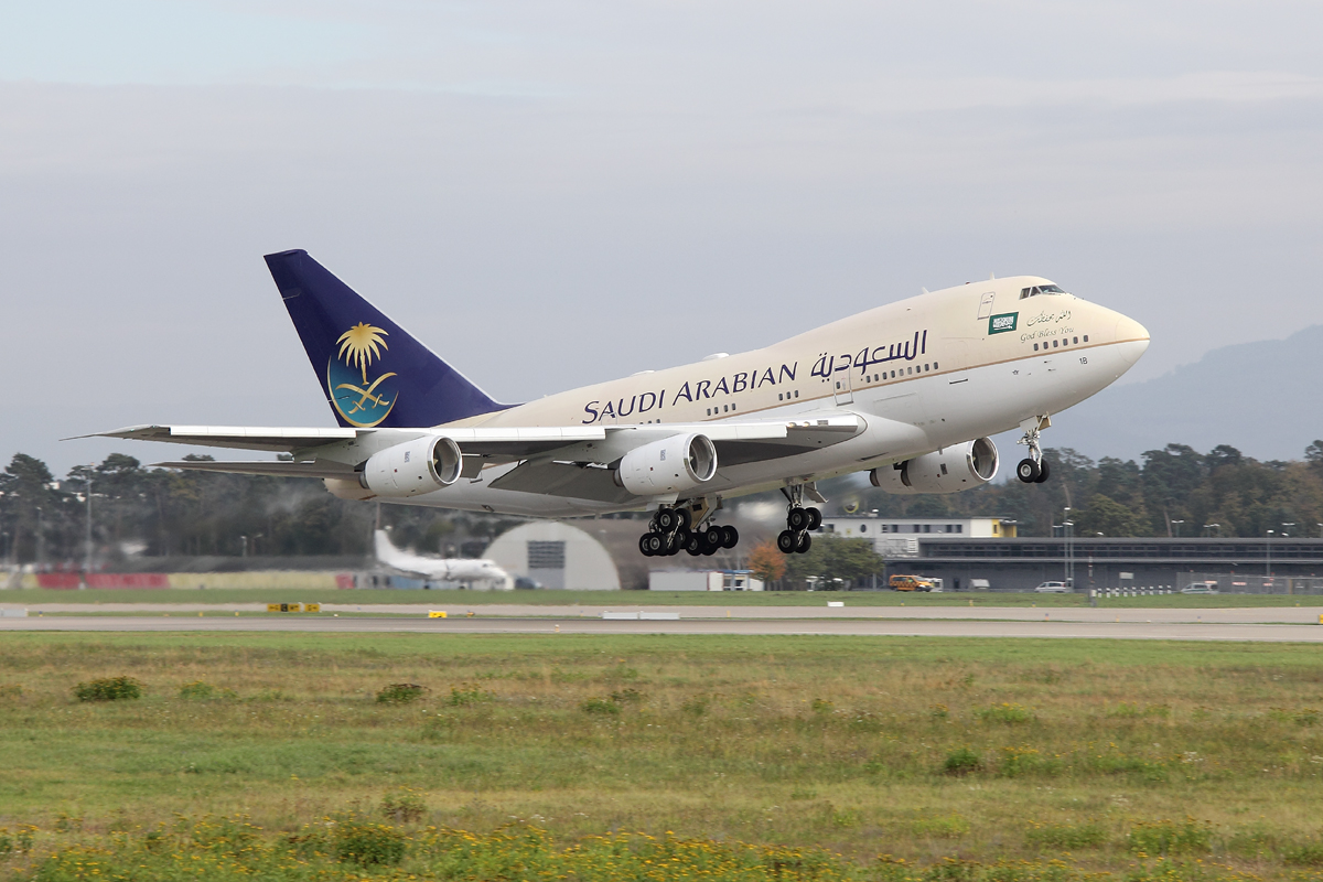 Saudi Arabian Royal Flight , Boeing 747SP-68 , HZ-HM1B , 25.10.2014
