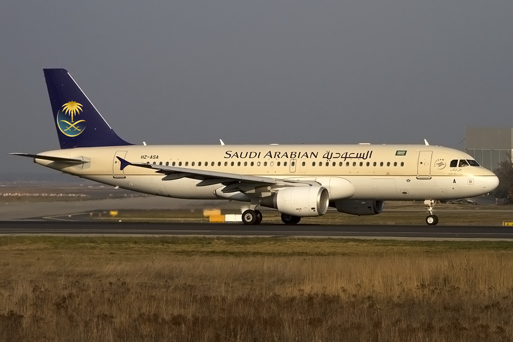 Saudi Arabien Airlines, HZ-ASA, Airbus, A320-214, 06.03.2014, FRA, Frankfurt, Germany 



