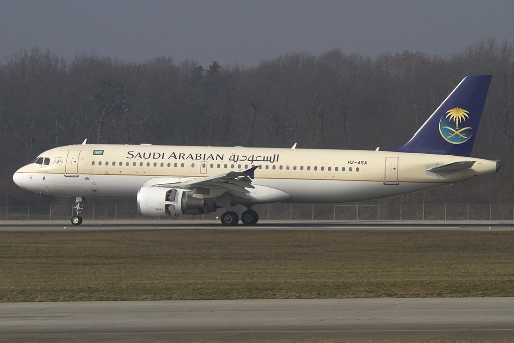 Saudi Arabien Airlines, HZ-ASA, Airbus, A320-214, 12.02.2015, GVA, Geneve, Switzerland 




