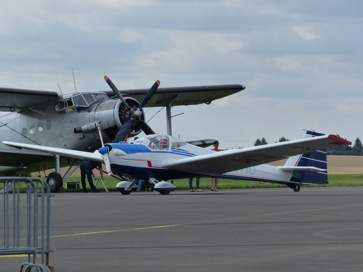 Scheibe C- Falke, D-KTIU, Flugplatz Gera (EDAJ), 14.8.2016