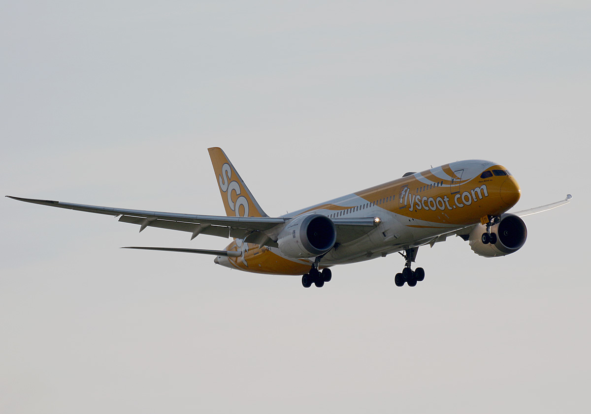 Scoot, Boeing B 787-8 Dreamliner, 9V-OFI, BER; 31.10.2021